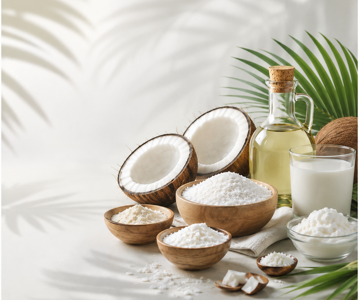 Coconut ingredients for B2B supply in Europe