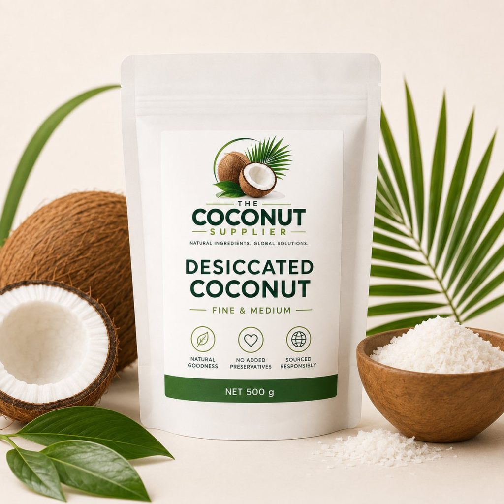 desiccated coconut supplier Belgium | The Coconut Supplier